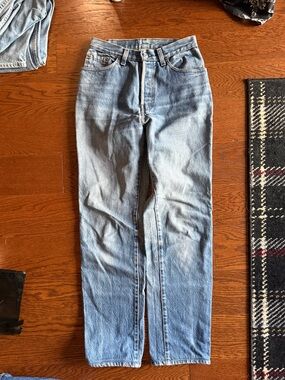 Vintage 80s 90s Levi’s 26501 0158 denim jeans Juniors 9